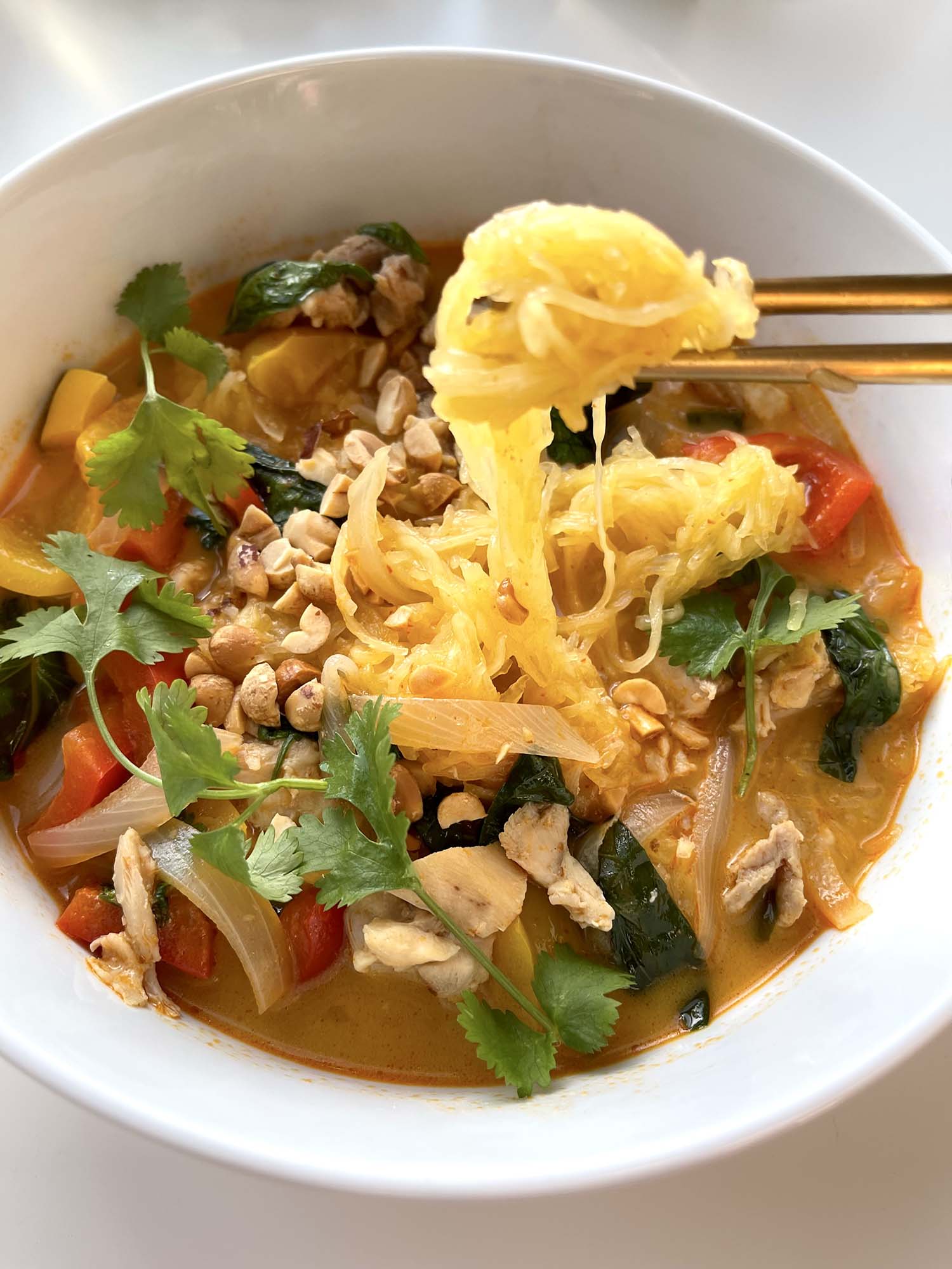 Red Curry Soup with Spaghetti Squash Noodles – Blue Hill Co-op
