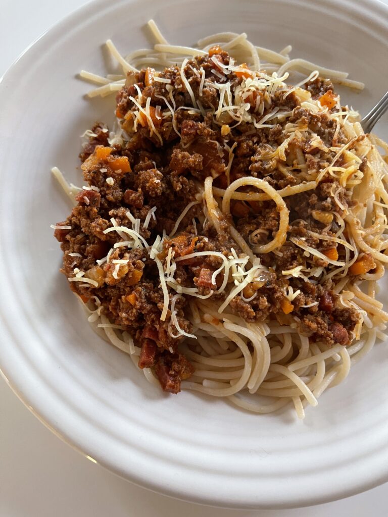 Bolognese Inspired Spaghetti Sauce