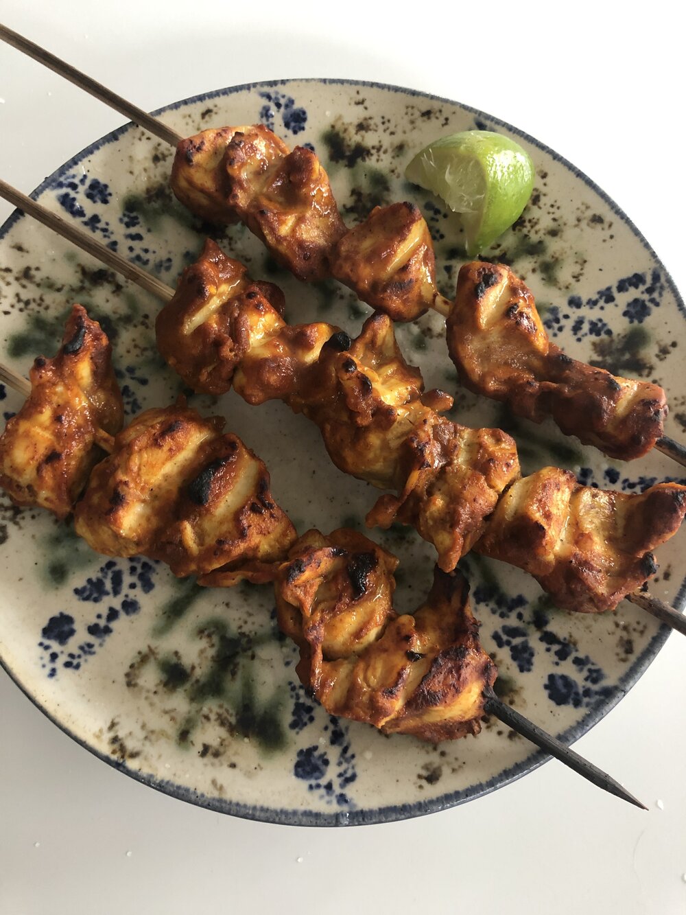 Curried Chicken Skewer