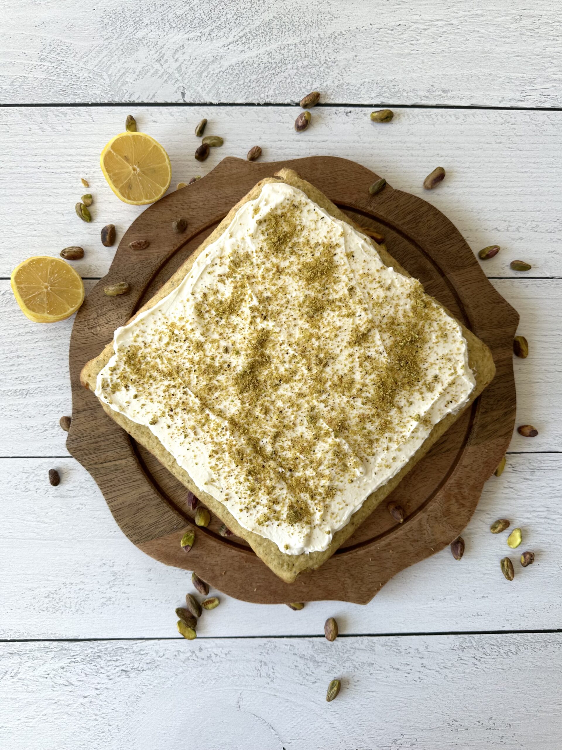 Pistachio Lemon Cake