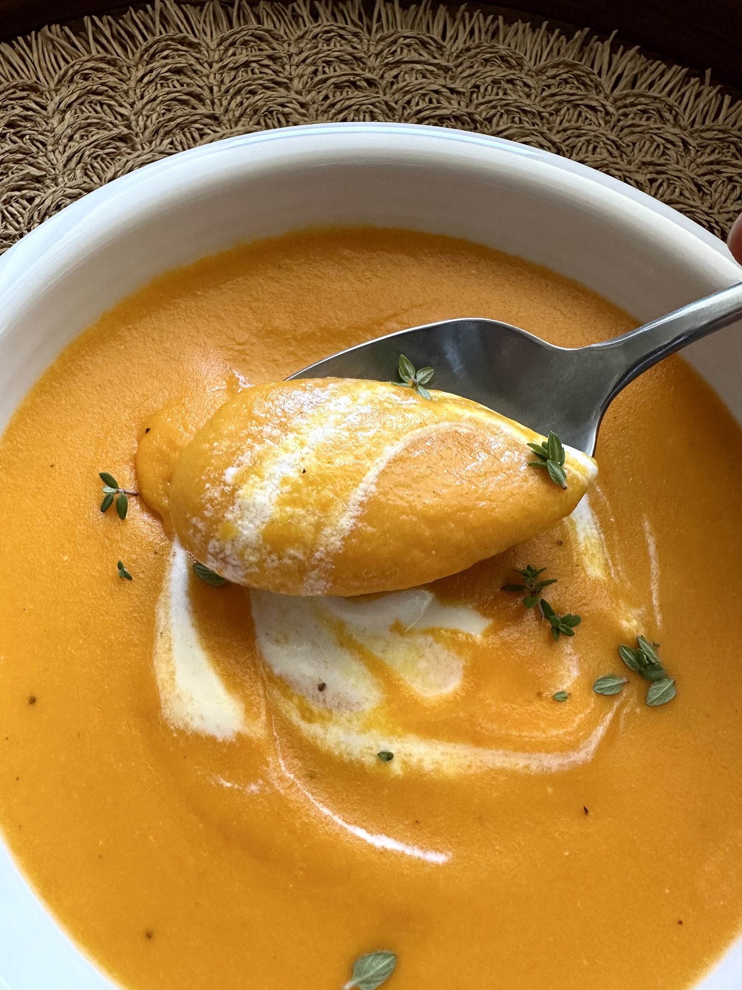 Potage Crécy (French Carrot Soup)