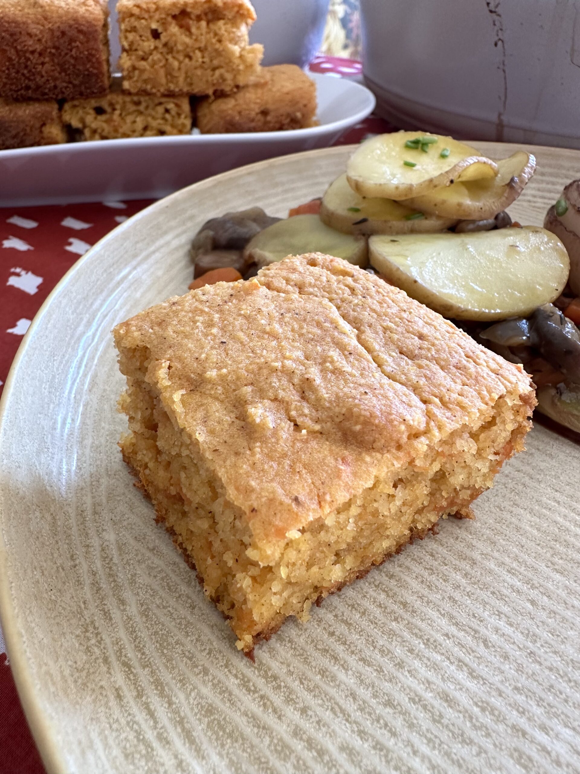 Vegan Sweet Potato Cornbread