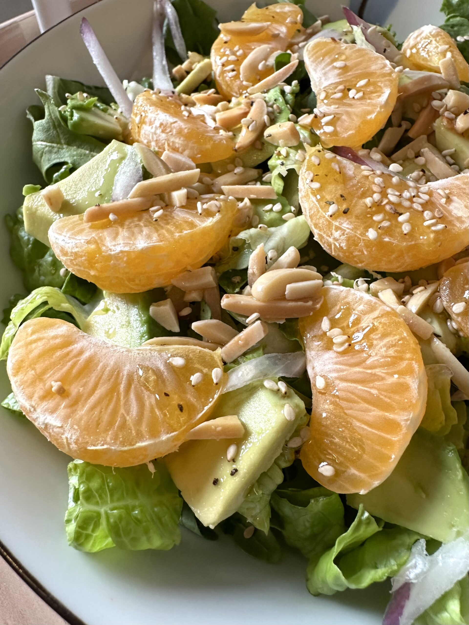 Winter Salad with Clementines and Toasted Almonds