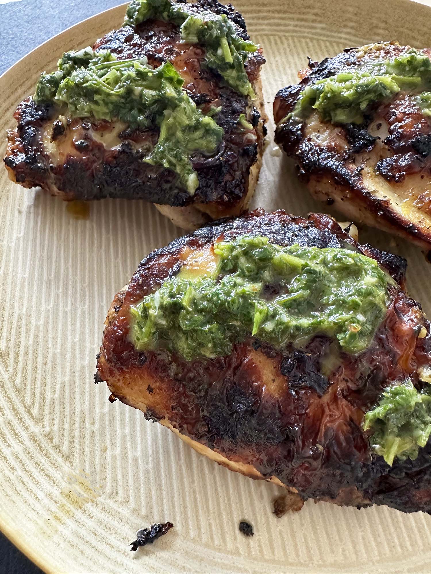Pollo Asado with the Café's Chimichurri Sauce